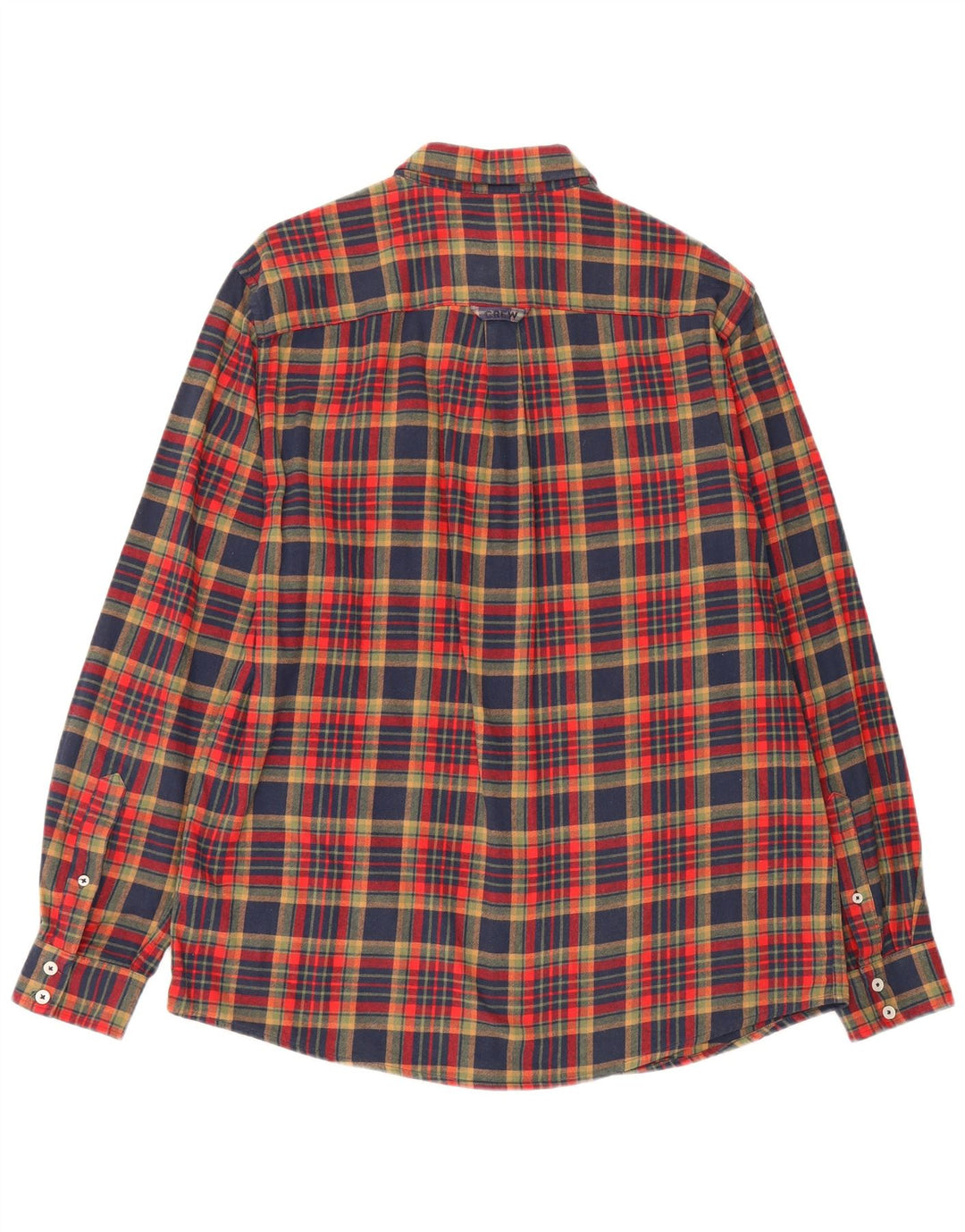 Crew Clothing Camisa de franela de corte clásico para hombre Cuadros grandes multicolores