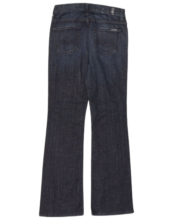 Vaqueros Bootcut de talle medio para mujer 7 For All Mankind W26 L30 Azul marino
