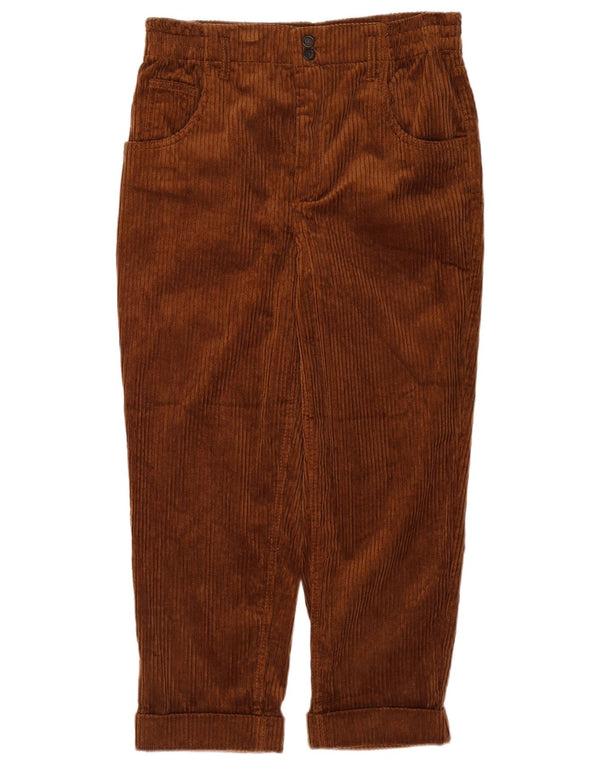 Zara Mujer Pantalón Corto De Pana Mediano W28 L24 Marrón