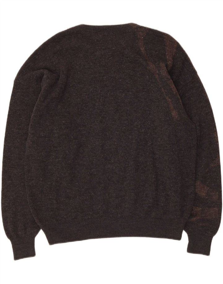 Croft & Barrow Suéter De Cuello Redondo Para Hombre Grande Gris Argyle/Diamante