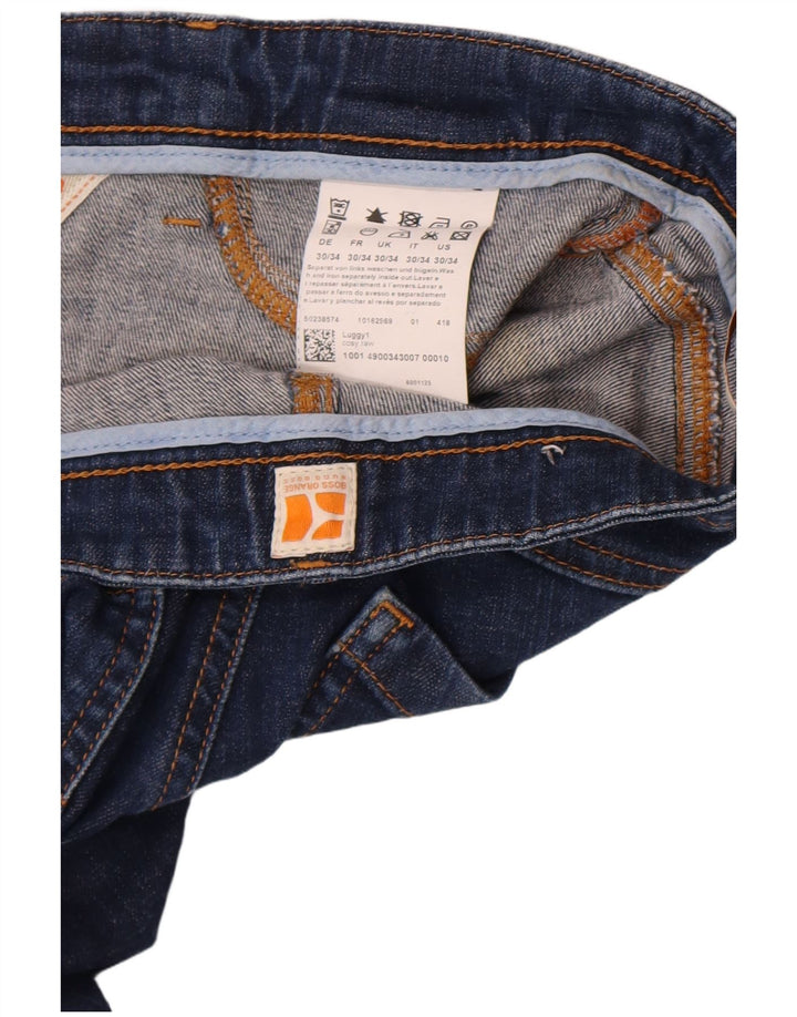 Vaqueros Hugo Boss Mujer Slim W30 L27 Algodón Azul Marino