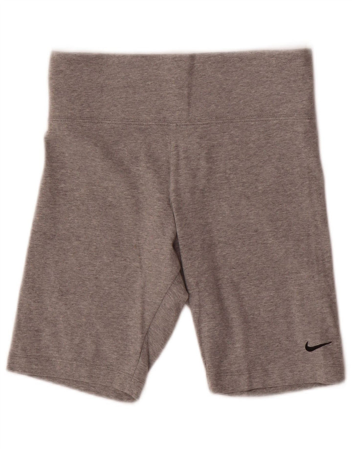 Nike - Pantalones cortos deportivos para mujer, talla 44, color gris medio