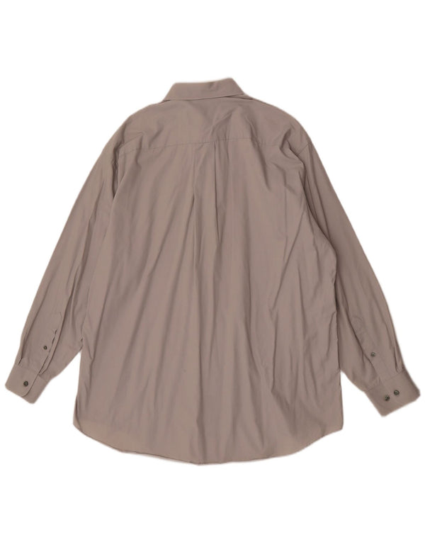 Camisa Nautica Hombre Talla 17 XL Algodón Gris