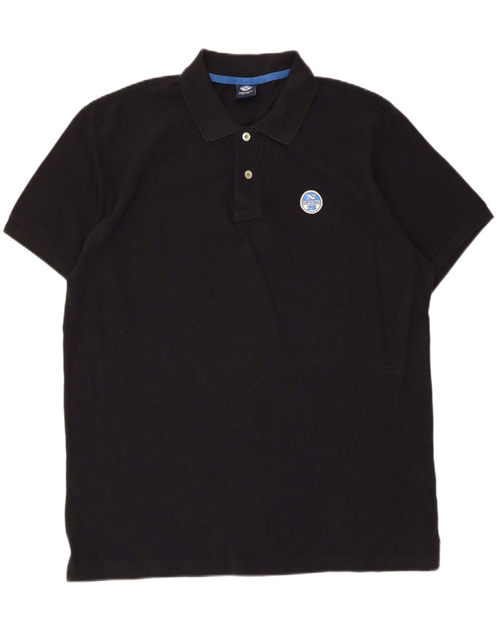 Polo North Sails Hombre 2XL Algodón Negro