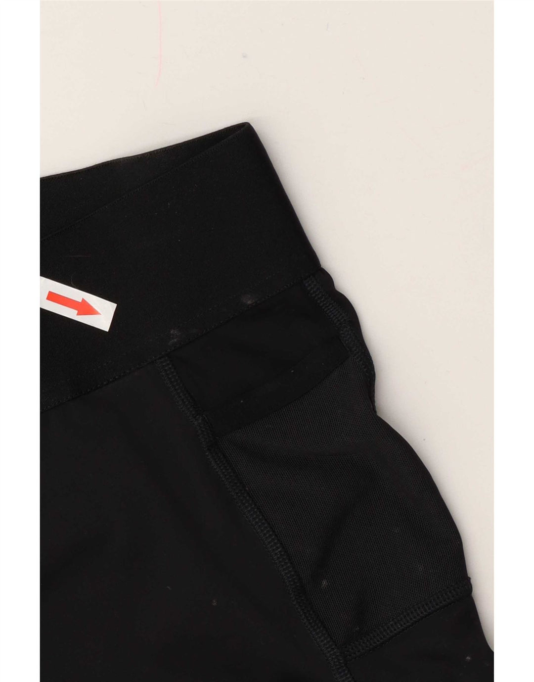 Adidas Pantalones cortos deportivos gráficos para mujer UK 12 Mediano Negro Poliéster