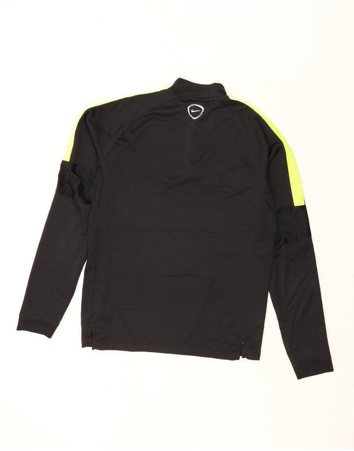 Nike Dri Fit - Chándal con cremallera y cuello para hombre, talla mediana, color negro