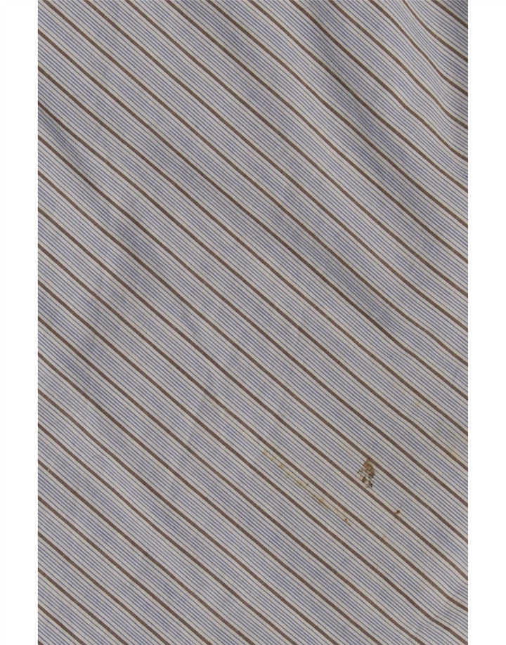 Camisa Wrangler Hombre XL Algodón Rayas Azules