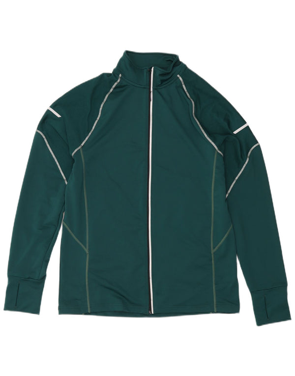 Chaqueta superior de chándal IsoCool para hombre de Mountain Warehouse Poliéster verde medio