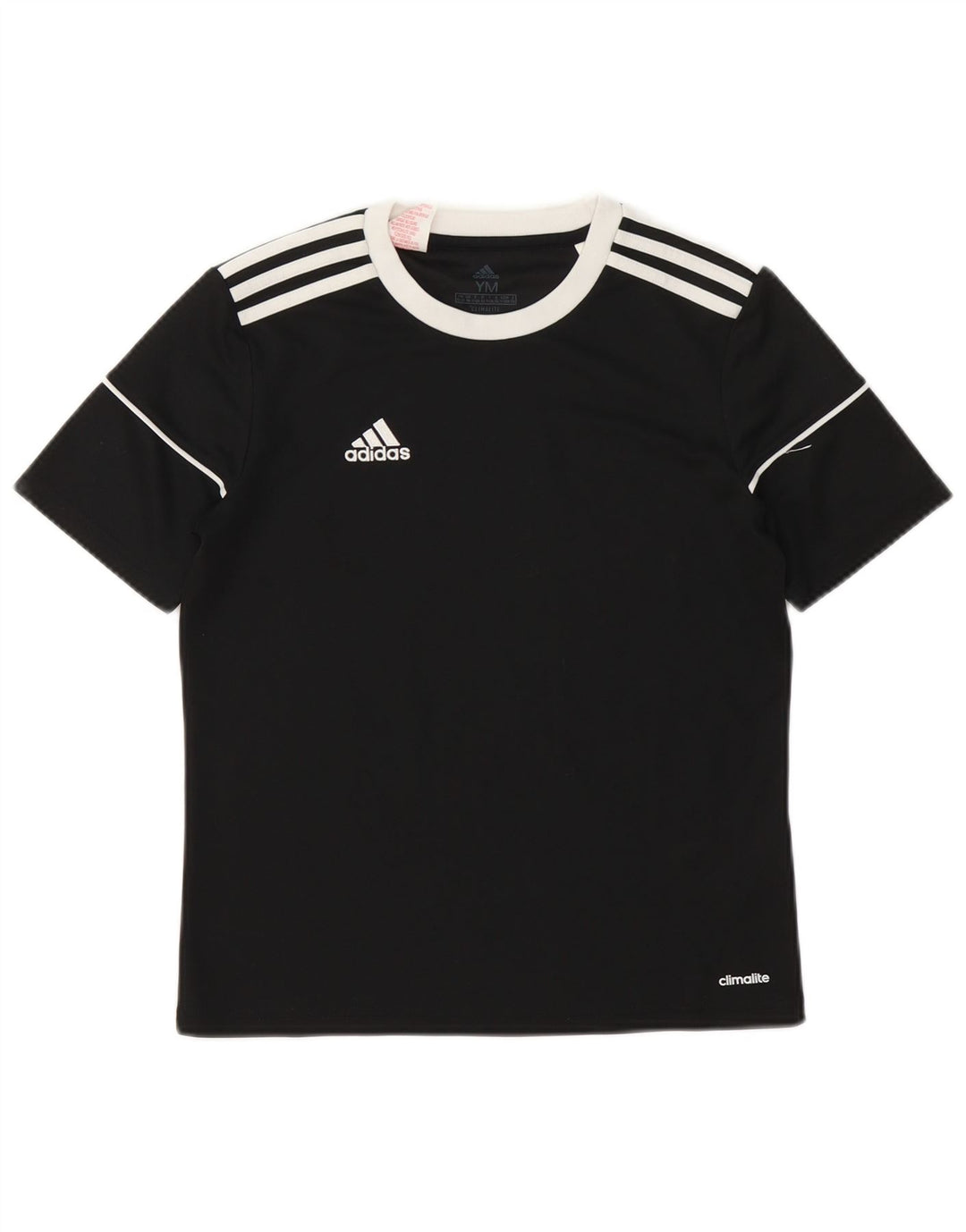 Adidas Chicos Climalite Camiseta Top 11-12 Años Mediano Negro Poliéster