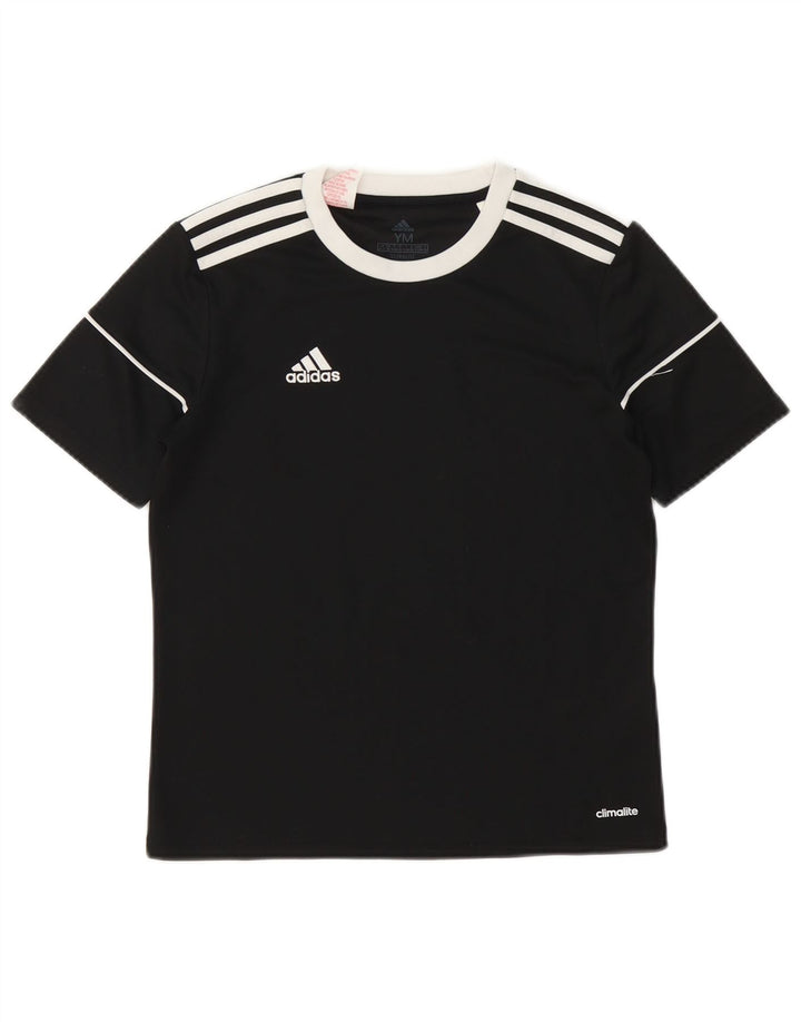 Adidas Chicos Climalite Camiseta Top 11-12 Años Mediano Negro Poliéster