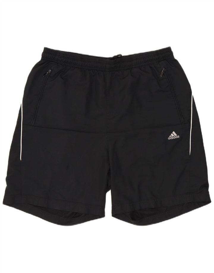 Pantalones cortos deportivos ADIDAS para hombre Poliéster negro mediano
