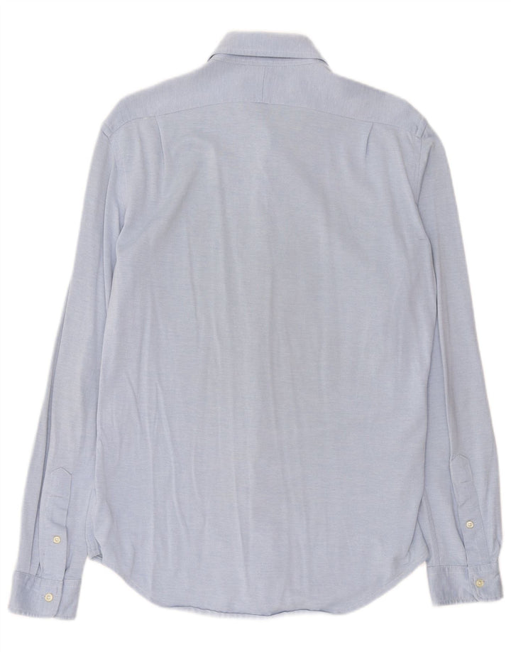 Camisa Ralph Lauren Hombre Slim Fit Algodón Azul Medio