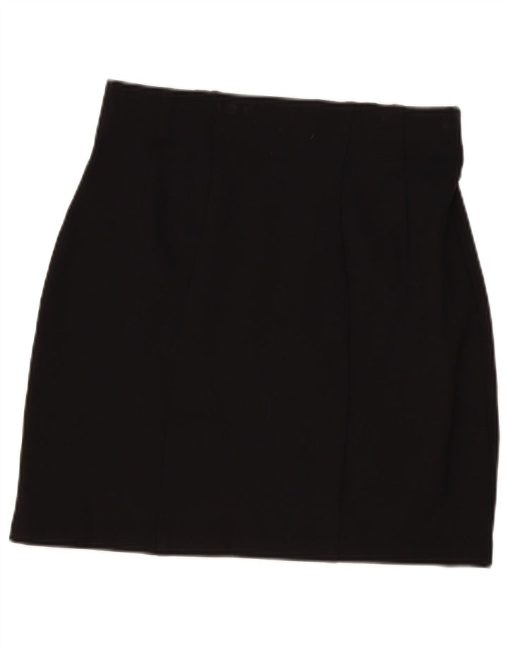 Marks & Spencer Minifalda para mujer UK 12 Medium W30 Viscosa negra