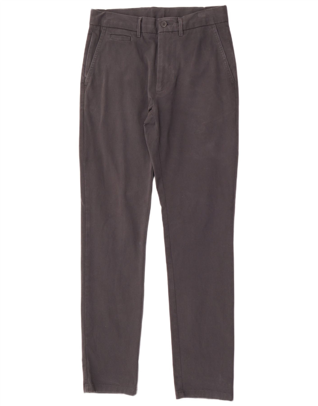 Marks & Spencer Pantalones chinos ajustados para hombre W30 L33 Algodón gris