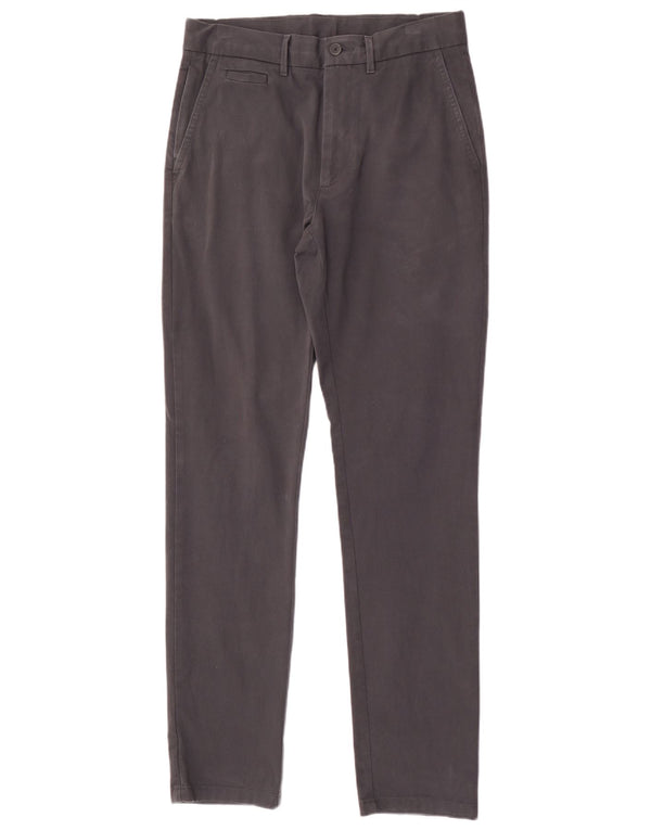 Marks & Spencer Pantalones chinos ajustados para hombre W30 L33 Algodón gris