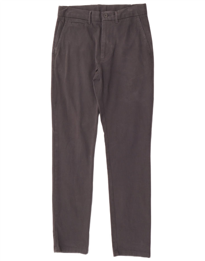Marks & Spencer Pantalones chinos ajustados para hombre W30 L33 Algodón gris