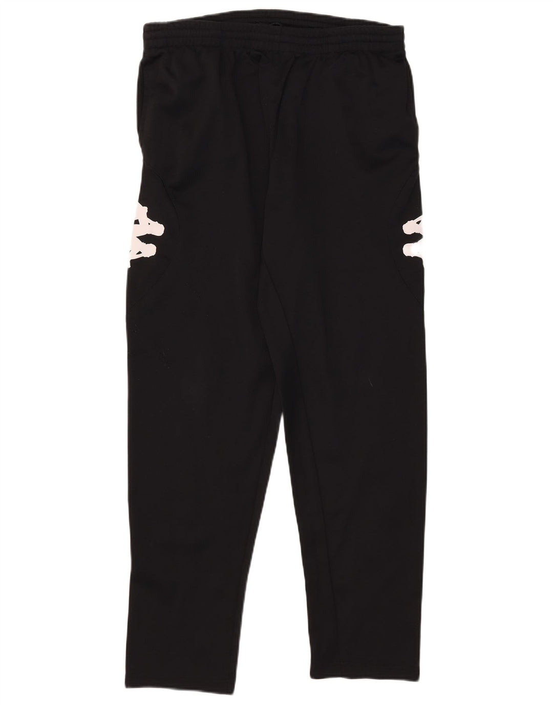 Kappa Hombre Pantalones De Chándal Gráfico XL Negro Poliéster