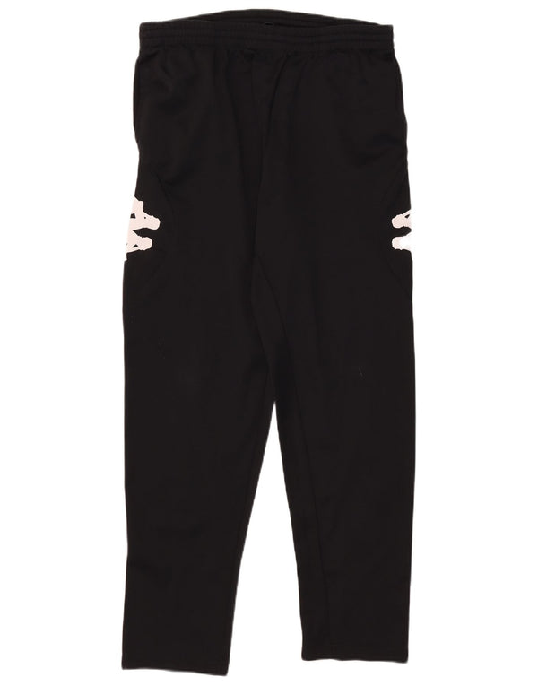 Kappa Hombre Pantalones De Chándal Gráfico XL Negro Poliéster
