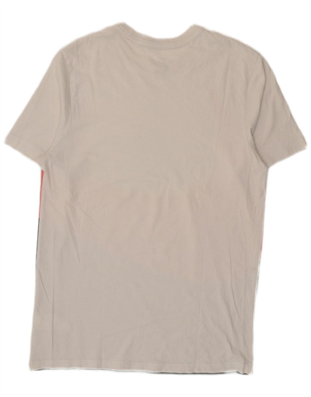 Nike Camiseta gráfica para hombre, parte superior mediana de algodón con bloques de color blanco