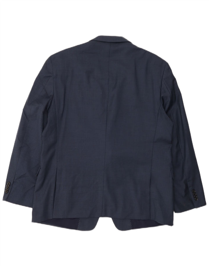 Tommy Hilfiger Chaqueta tipo blazer de 2 botones para hombre UK 46 3XL Lana azul marino