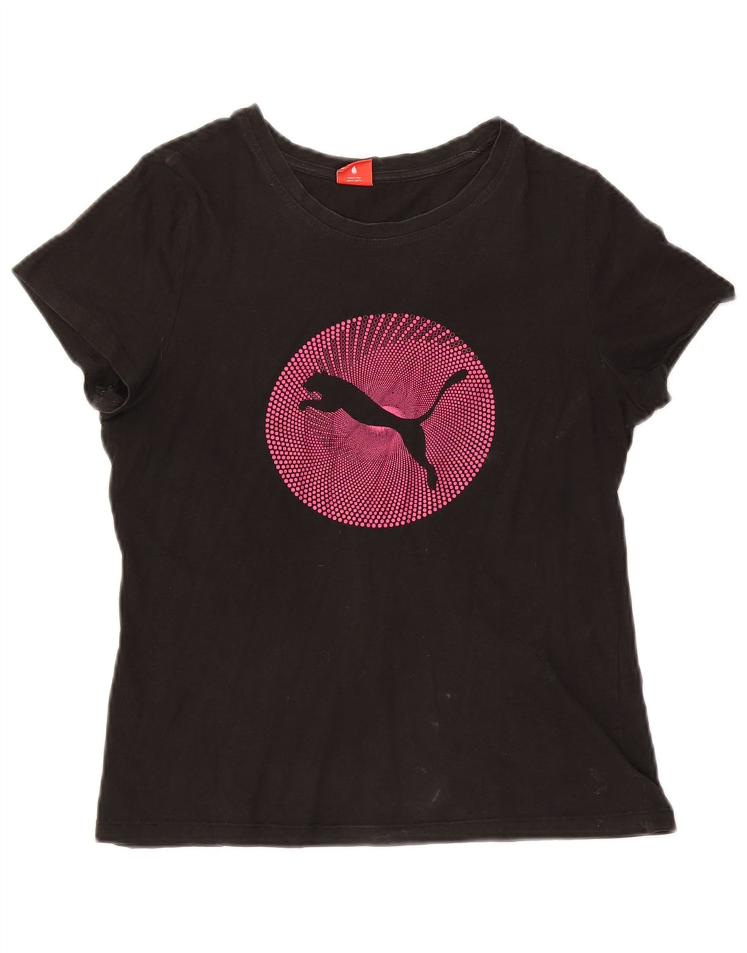 Puma - Camiseta gráfica para mujer, talla 40, talla M, color negro