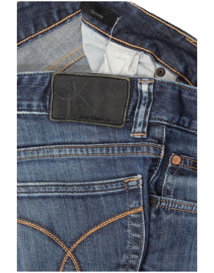 Calvin Klein Jeans ajustados para hombre W32 L30 Azul