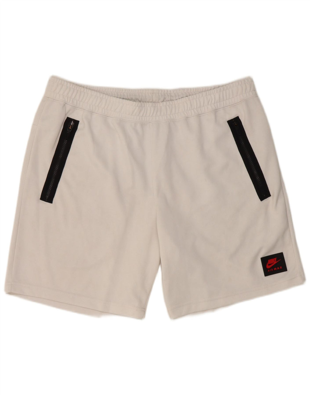 Nike - Pantalones cortos deportivos para hombre, talla 2XL, poliéster blanco