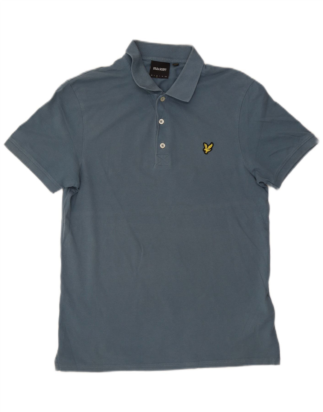 Lyle & Scott Polo Hombre Algodón Azul Medio