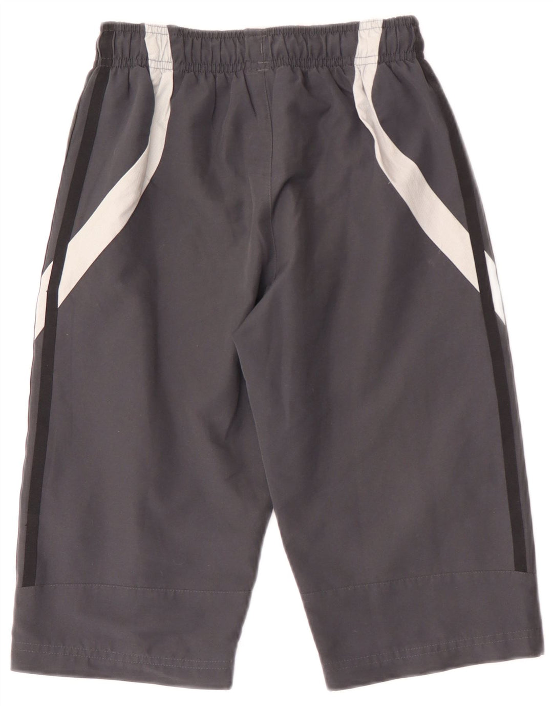 Adidas Bermudas deportivas para niños 9-10 años Gris Colorblock Poliéster