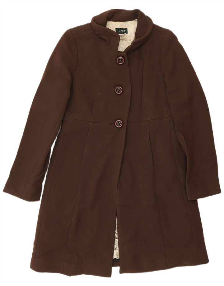 J. Crew Abrigo para mujer US 6 Lana marrón medio