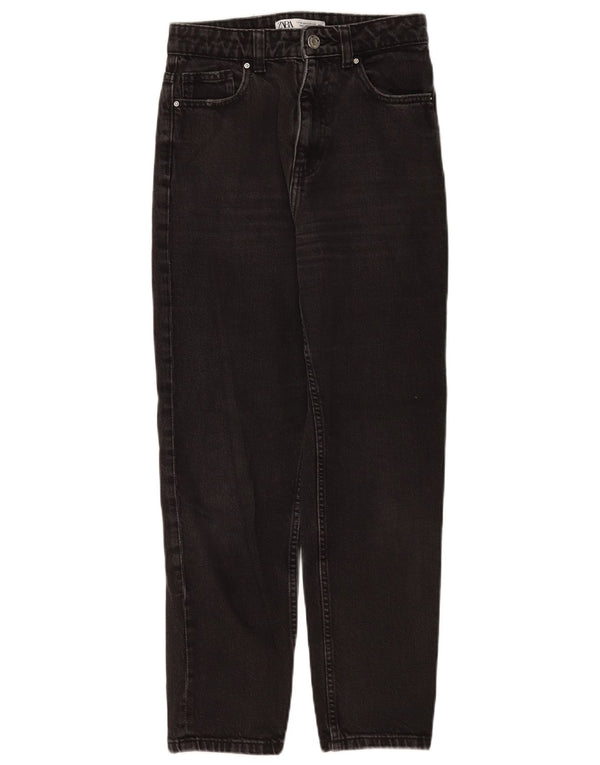 Zara Vaqueros Rectos Mujer EU 36 XS W26 L26 Negro