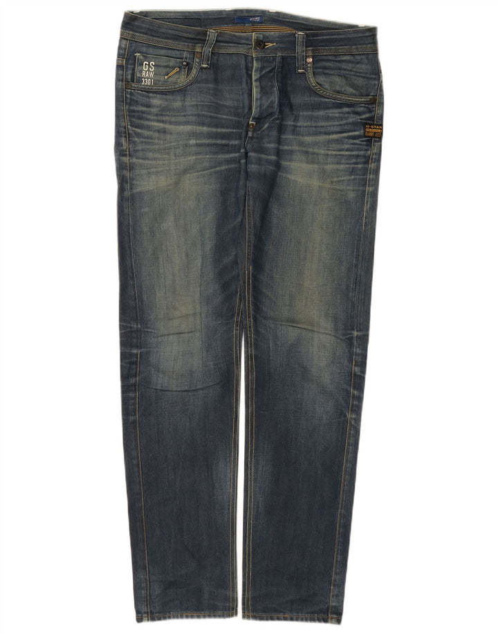 Vaqueros ajustados para hombre G-Star W32 L32 Algodón azul