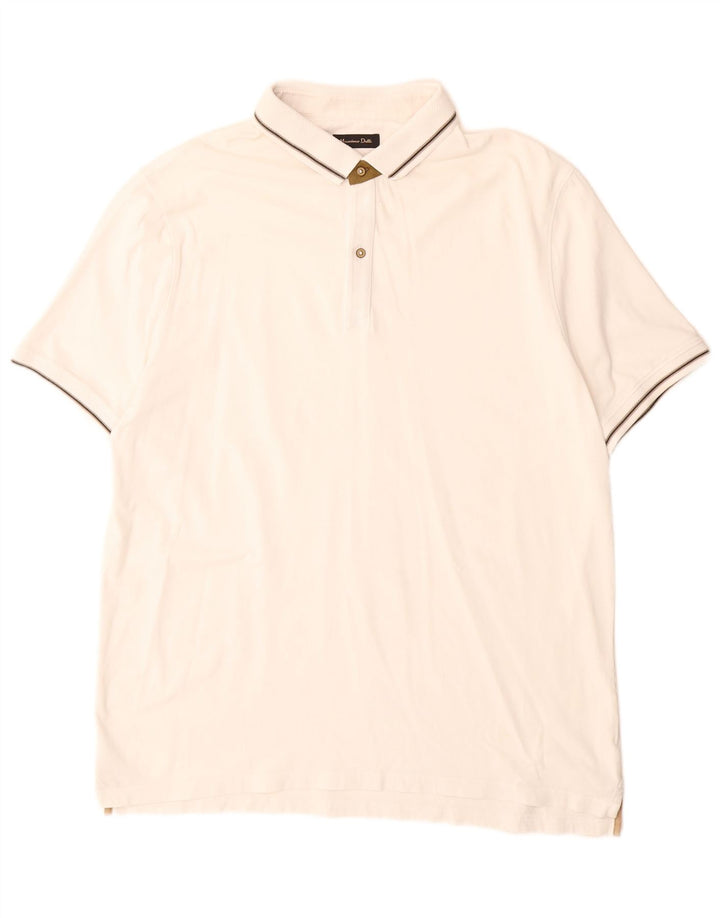 Polo Massimo Dutti Hombre 2XL Blanco Roto