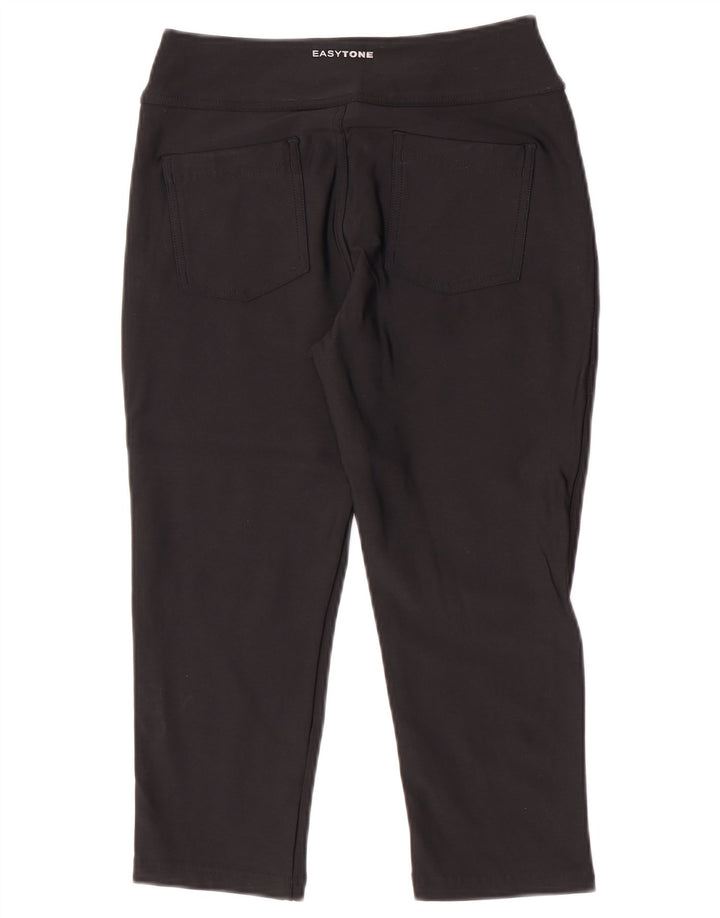 Reebok Pantalones Capri para Mujer UK 12 Medium Negro