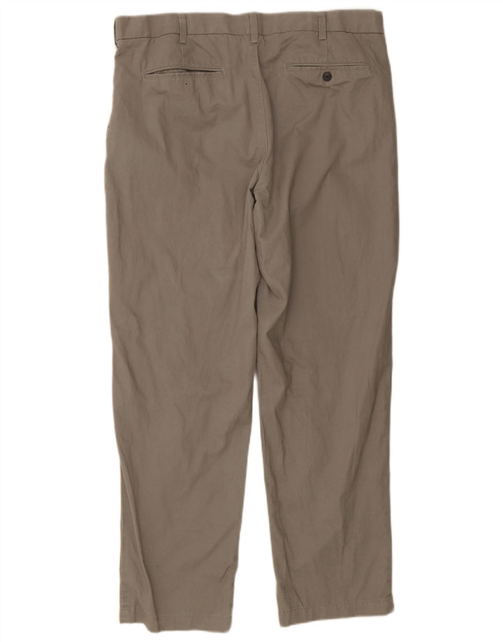Marks & Spencer Pantalones chinos de corte regular para hombre W36 L30 Gris