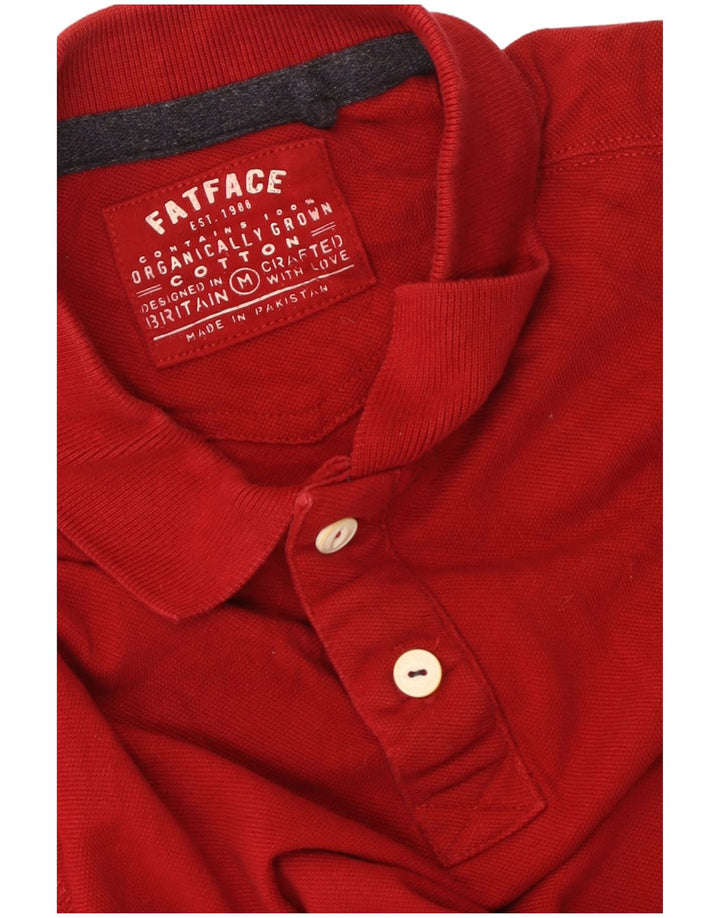Polo de hombre Fat Face de algodón rojo mediano