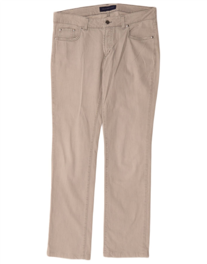 Vaqueros Trussardi Mujer Slim W30 L30 Gris Algodón