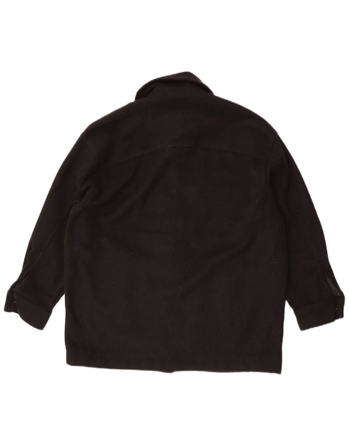 Zara Mujer Chaqueta Utilitaria Extragrande UK 6 XS Negro
