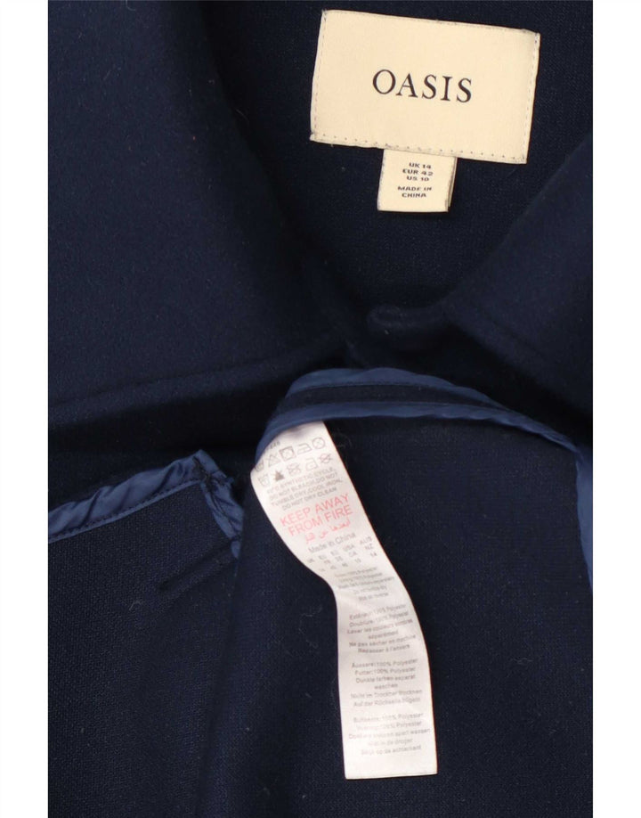 Oasis Chaqueta utilitaria para mujer UK 44 Grande Poliéster azul marino