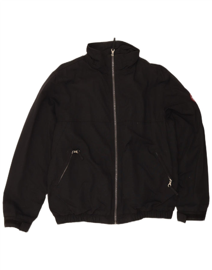 MURPHY & NYE Mens Windbreaker Jacket UK 38 Medium Black Nylon