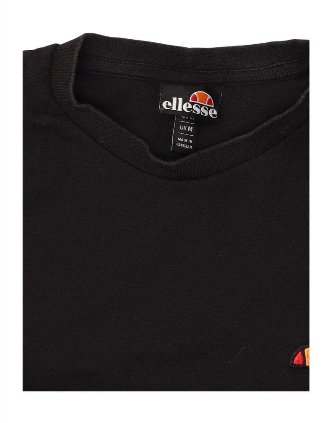 ELLESSE Hombre Camiseta Top Medium Negro