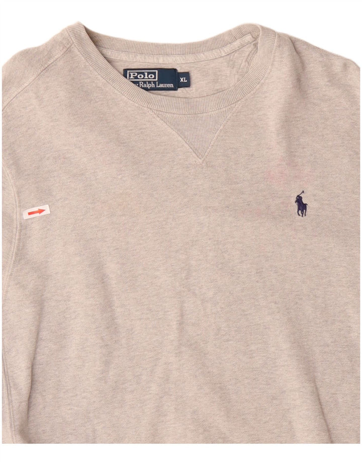 Polo Ralph Lauren Hombre Sudadera Jumper XL Gris Algodón