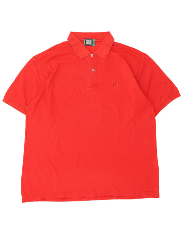 Sergio Tacchini Polo Hombre Grande Algodón Rojo