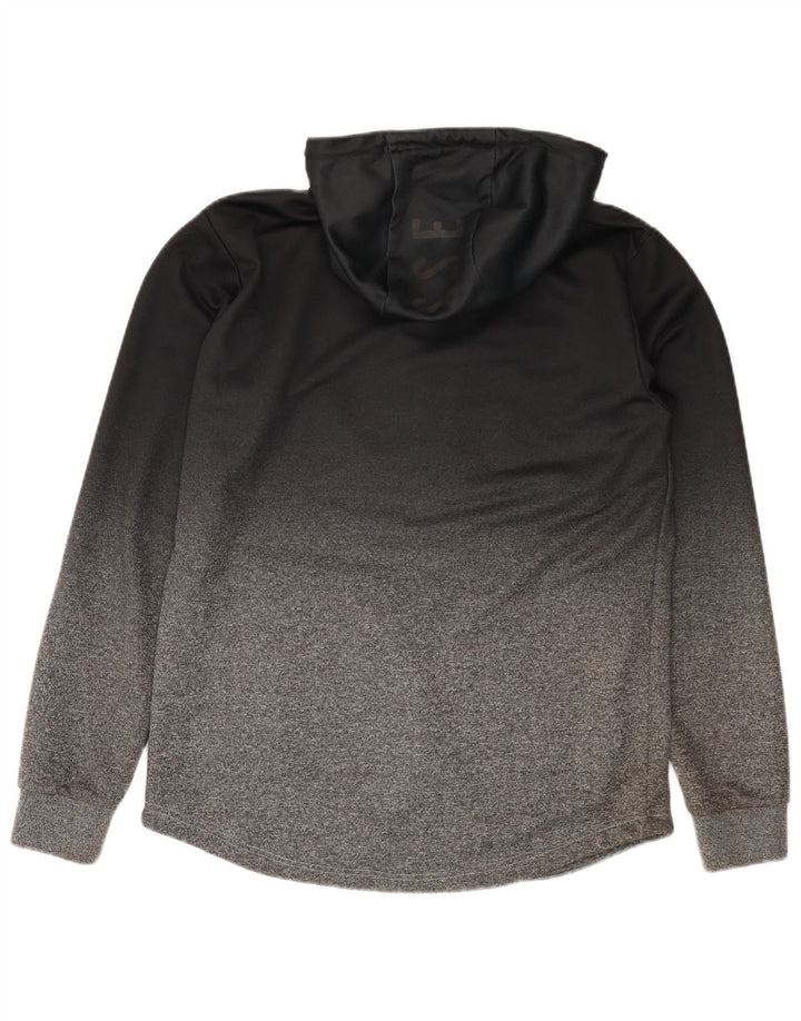 Ellesse Hombre Sudadera Con Capucha Y Cremallera Poliéster Color Block Mediano Negro