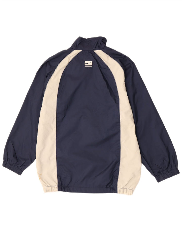 Nike Chaqueta impermeable gráfica para niños 11-12 años Grande Azul marino Colorblock