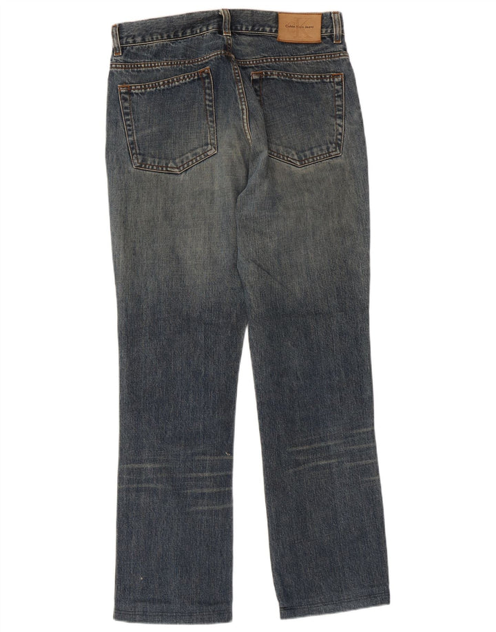 CALVIN KLEIN Vaqueros rectos para hombre W31 L29 Algodón azul