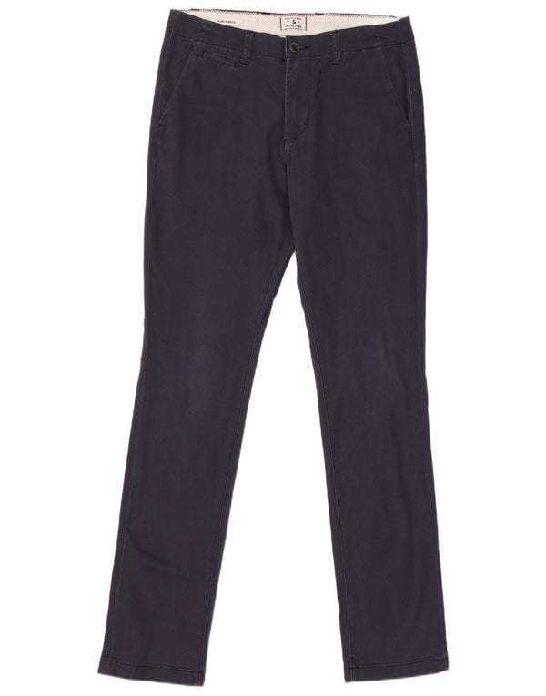 Jack & Jones Mens Marco Slim Chino Pantalones W30 L34 Algodón Azul Marino