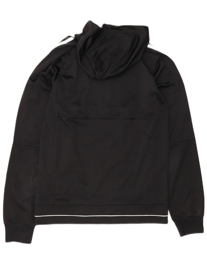 Adidas - Chándal con capucha para hombre, chaqueta superior, poliéster negro pequeño