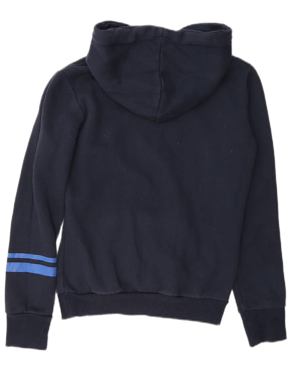 Superdry Jersey con capucha extragrande con gráfico para mujer UK 6 XS Algodón azul marino