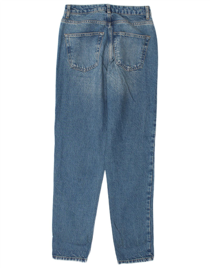 Vaqueros Mom Tapered Mujer Topshop W26 L32 Poliéster Azul